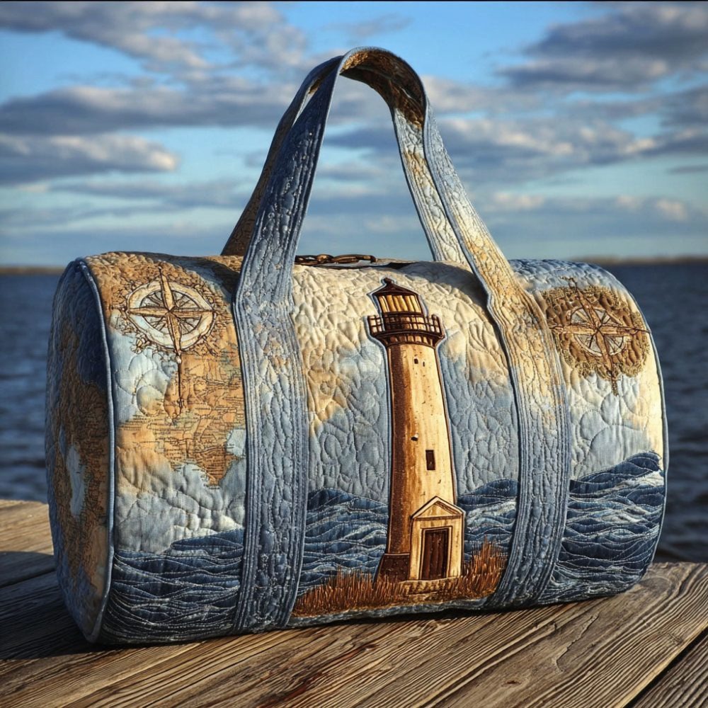 Ocean Voyage Quilted Duffle Bag