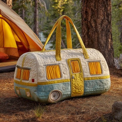 Sunny Camper Quilted Duffle Bag