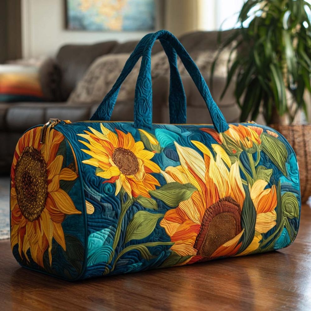 Sunny Path Quilted Duffle Bag