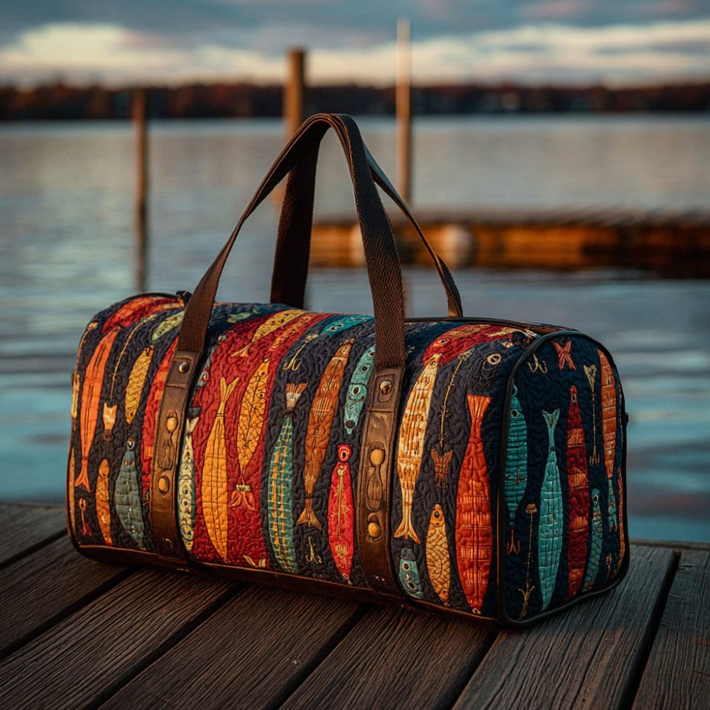Sunset Cast Quilted Duffle Bag