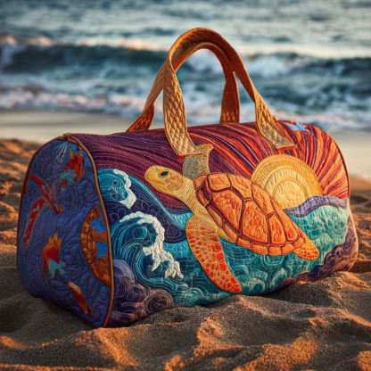Sunset Glide Quilted Duffle Bag