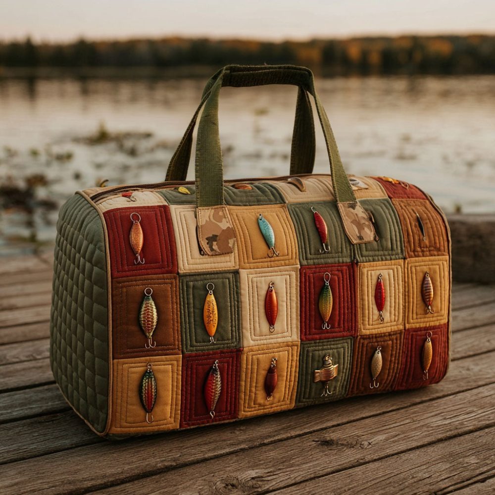 Tackle Box Quilted Duffle Bag