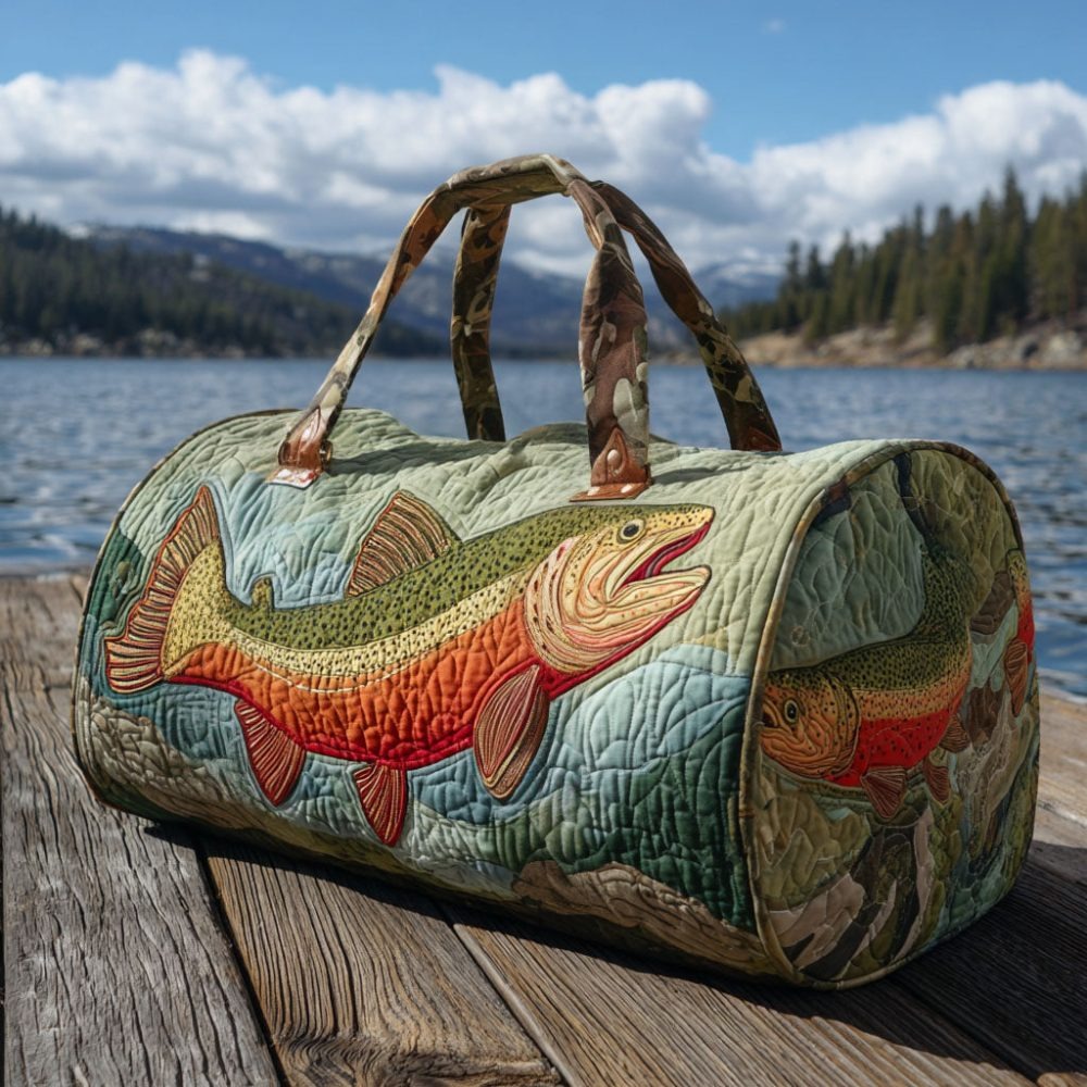 Trout Spirit Quilted Duffle Bag