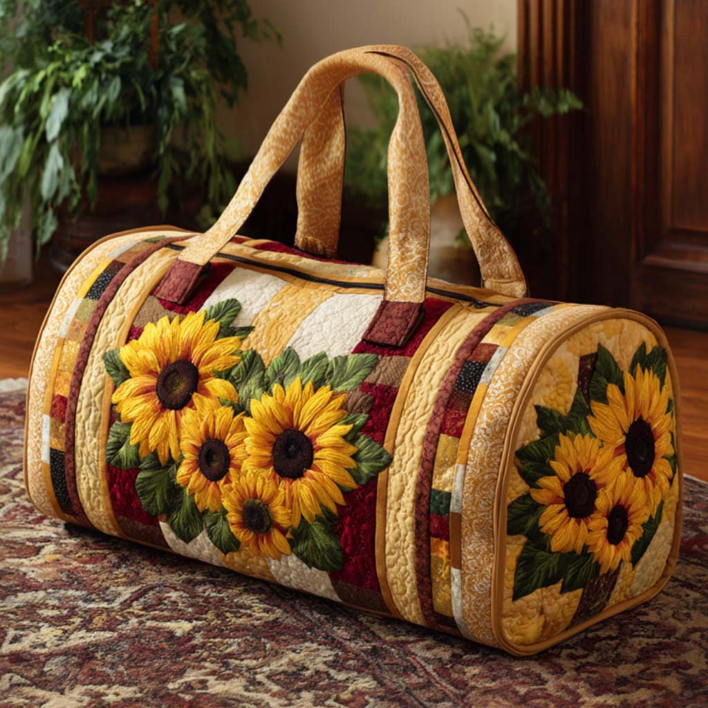 Warm Light Quilted Duffle Bag