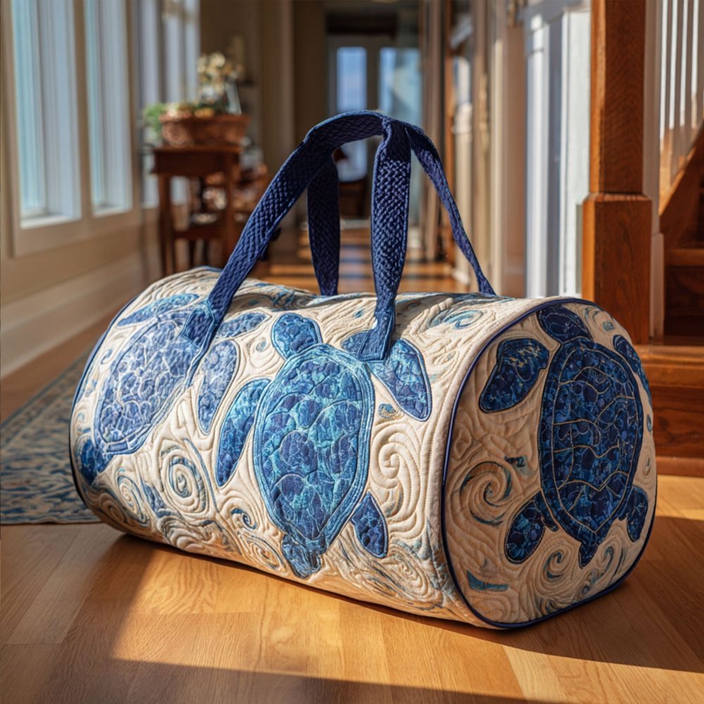 Water Song Quilted Duffle Bag