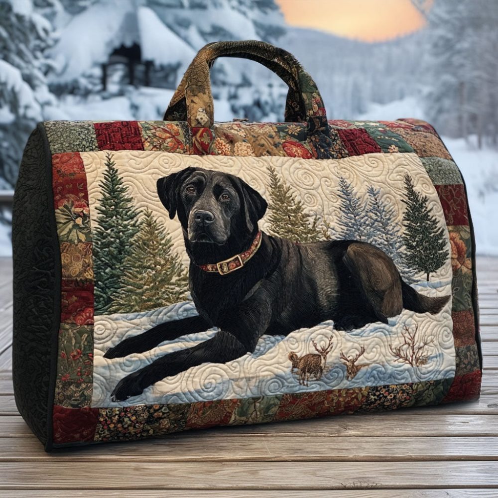 Winter Shadow Quilted Duffle Bag