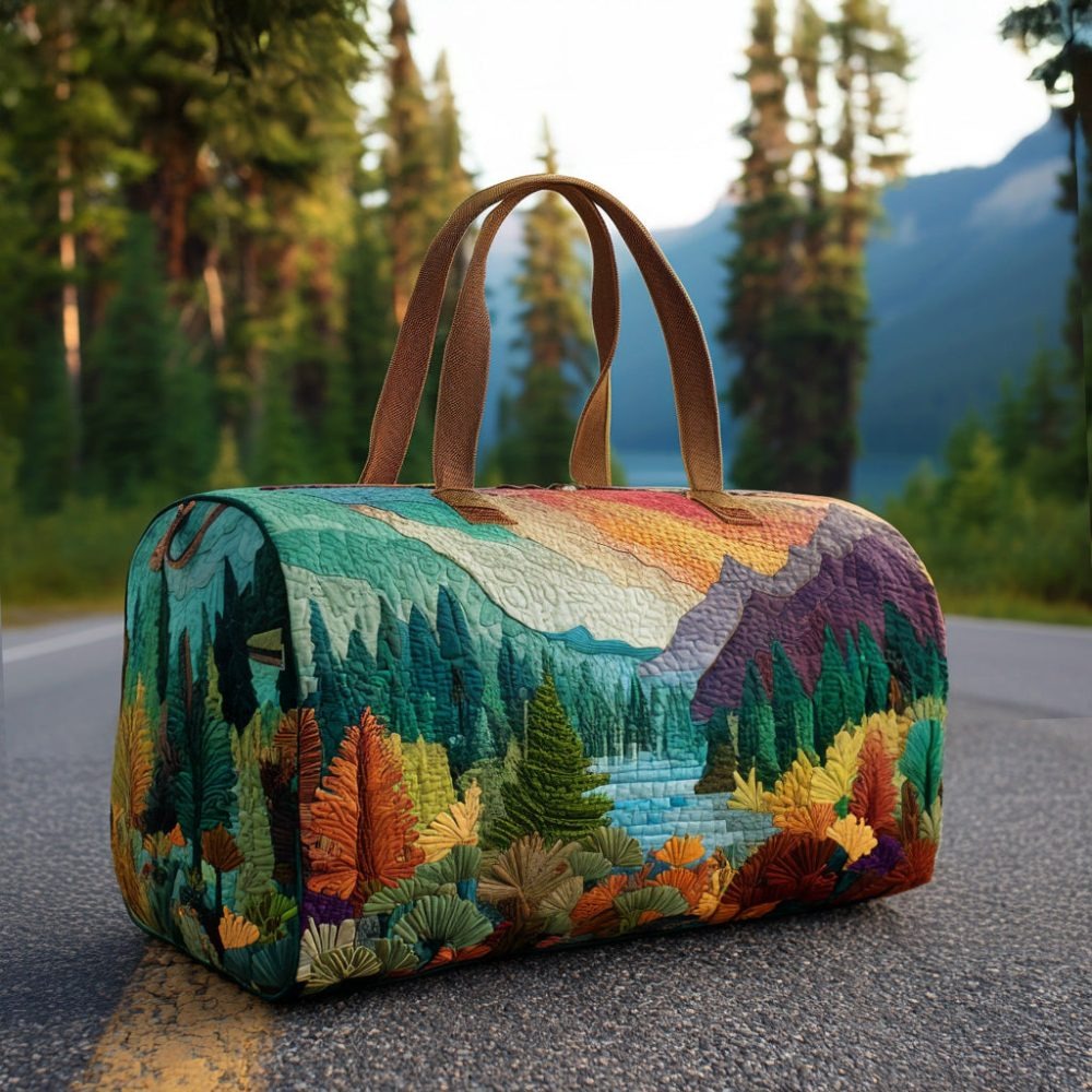 Woodland Glow Quilted Duffle Bag