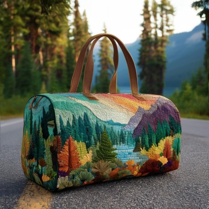 Woodland Glow Quilted Duffle Bag
