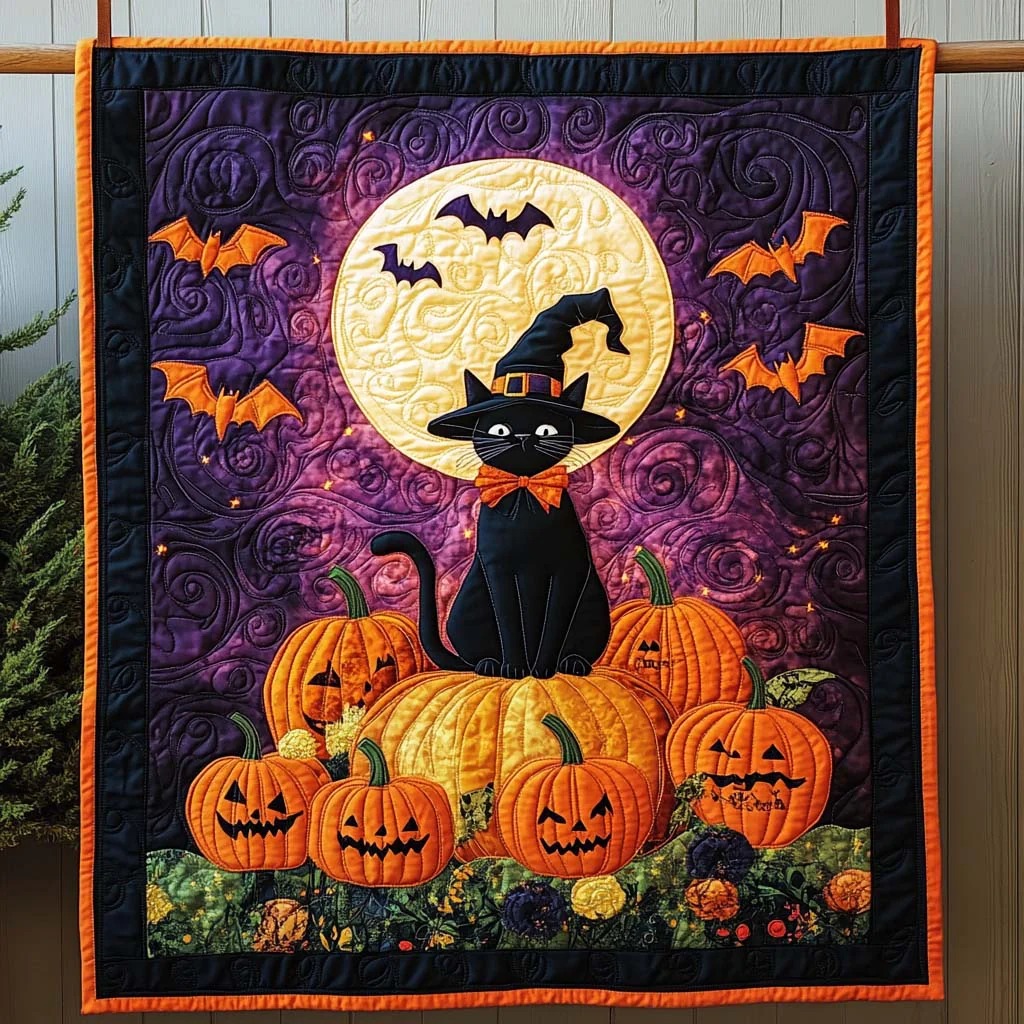 Halloween Quilted Blanket 