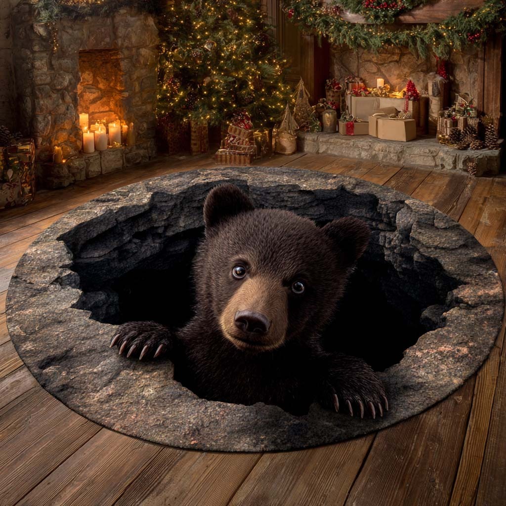 Bear Round Carpet