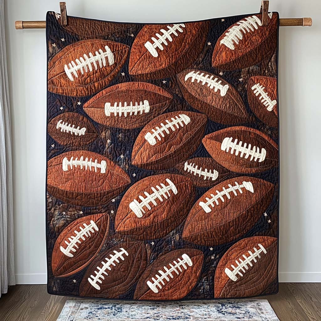 Endzone Warriors Quilted Blanket