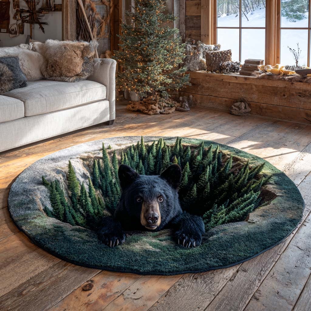 Evergreen Hollow Round Carpet