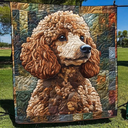 Dog Quilted Blanket