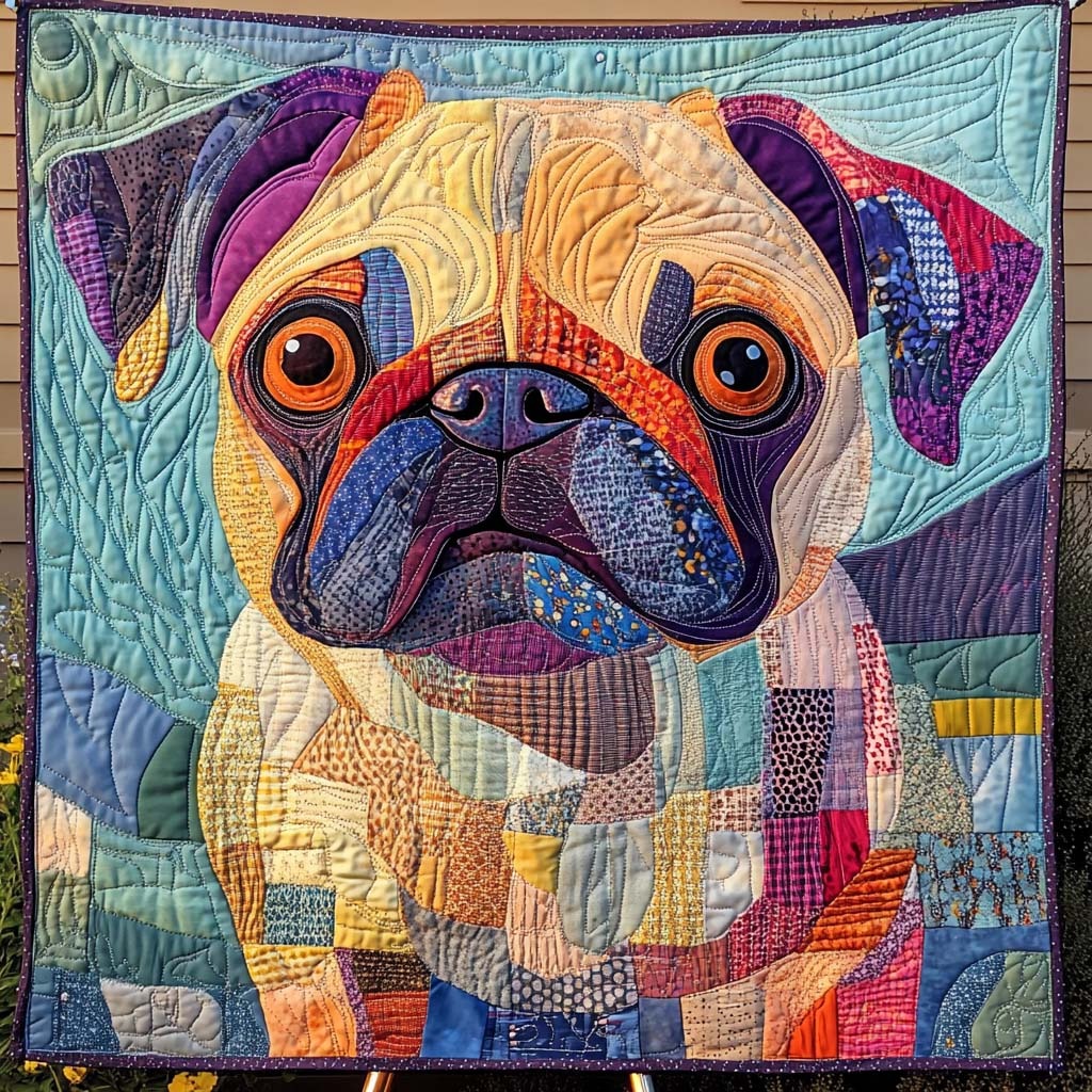 Dog Quilted Blanket