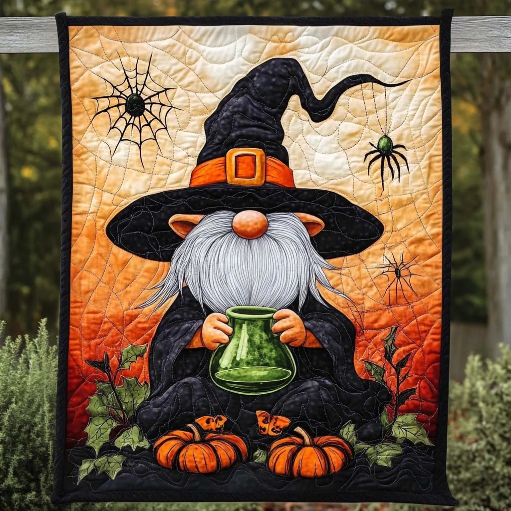 Halloween Quilted Blanket 