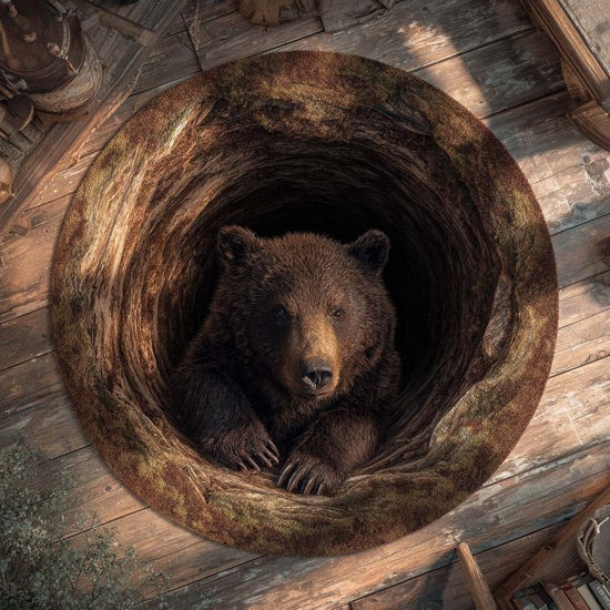 Bear Round Carpet