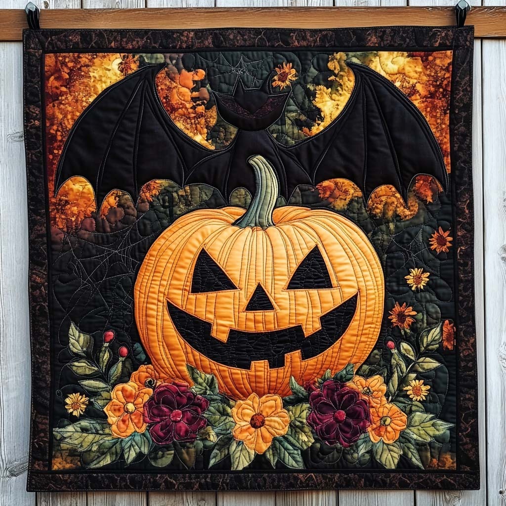 Halloween Quilted Blanket 
