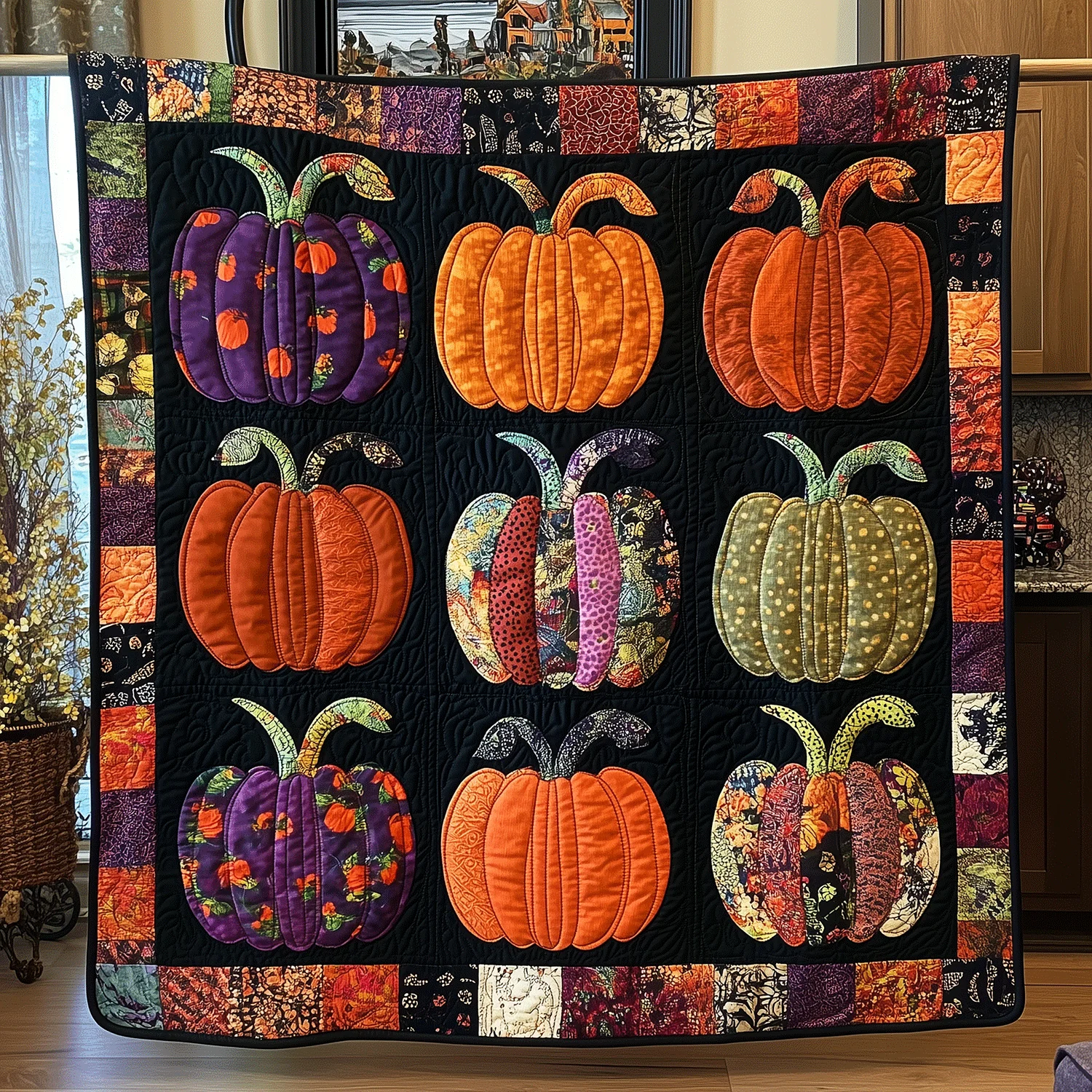 Autumn Quilted Blanket
