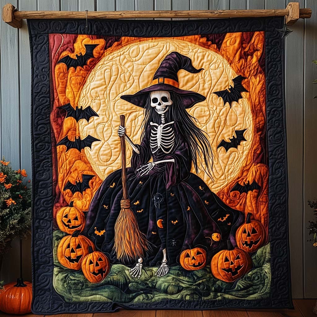 Halloween Quilted Blanket 