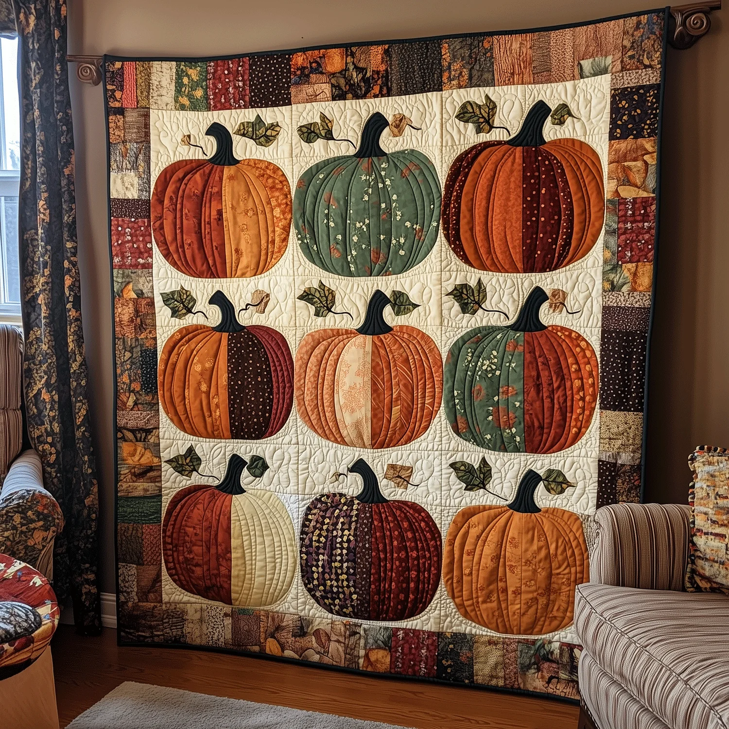 Autumn Quilted Blanket