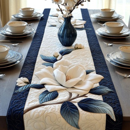 Magnolia Tranquil Quilted Table Runner