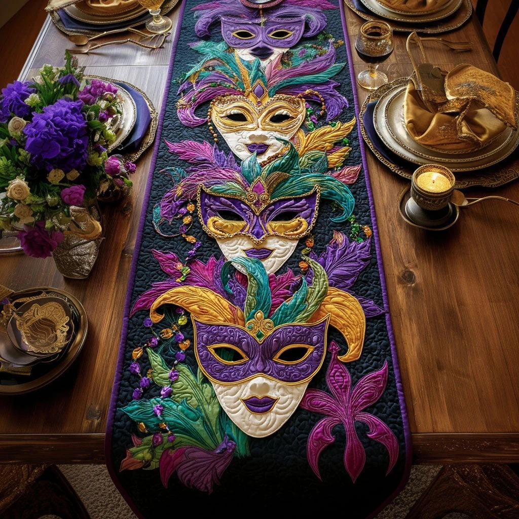 Enchanted Carnival NightQuilted Table Runner