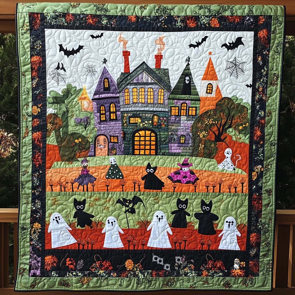 Halloween Quilted Blanket 