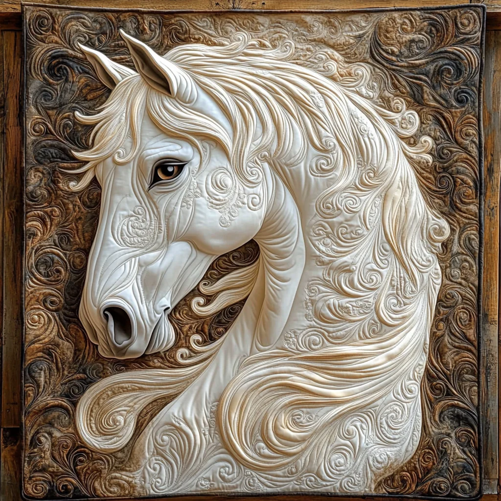 Horse Quilted Blanket
