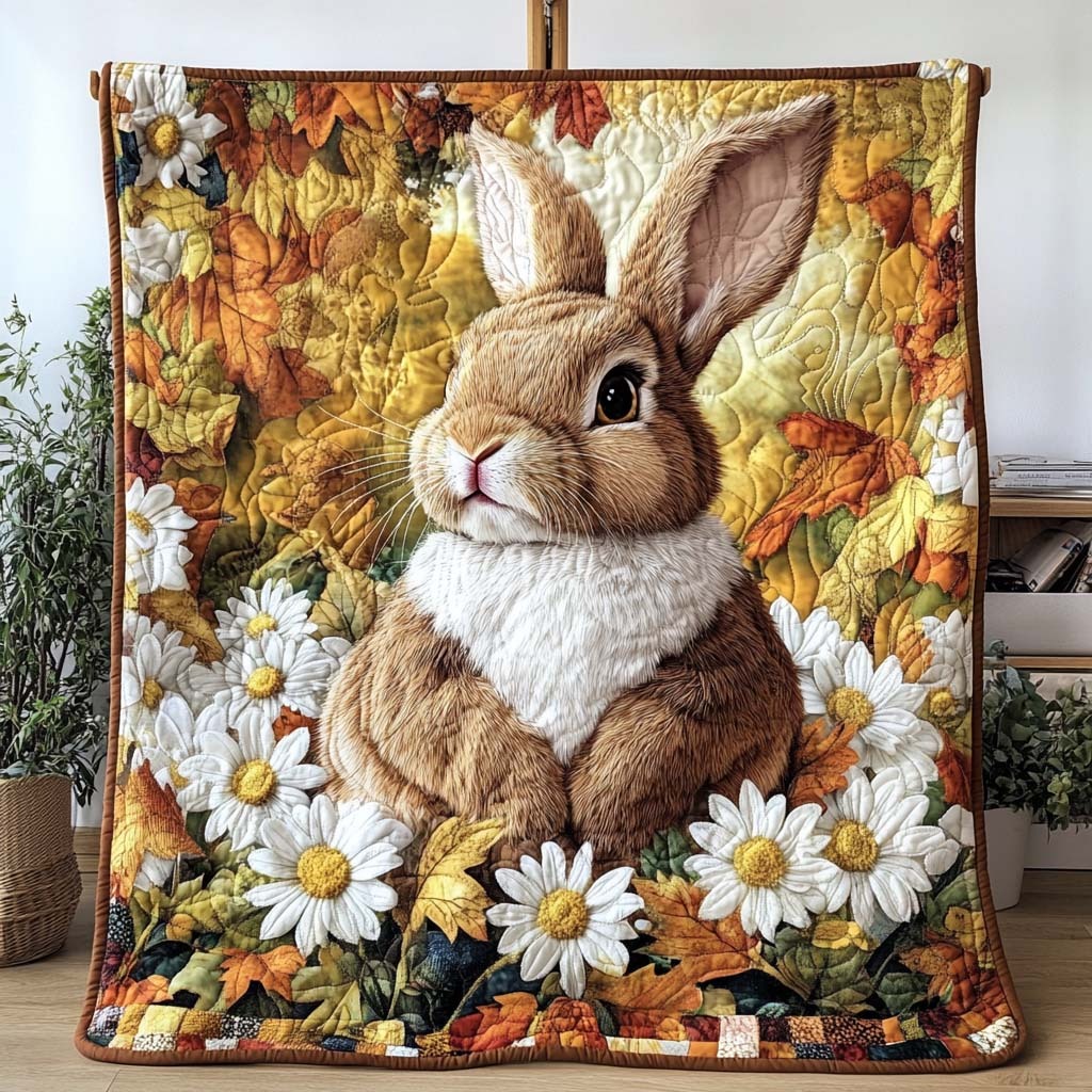 Rabbit Quilted Blanket 