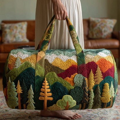 Woodland Wanderer Quilted Duffle Bag GFTOTP9605