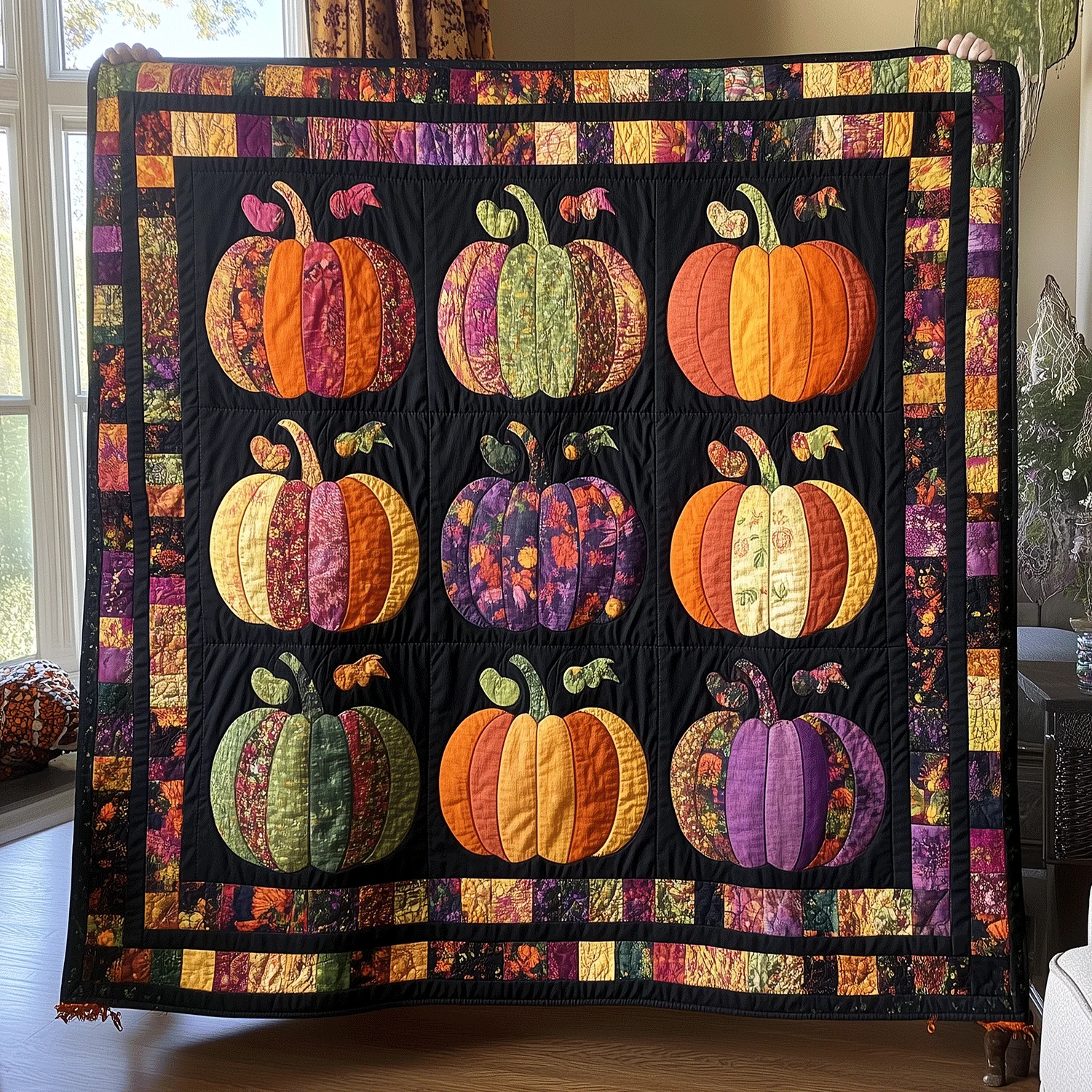 Autumn Quilted Blanket