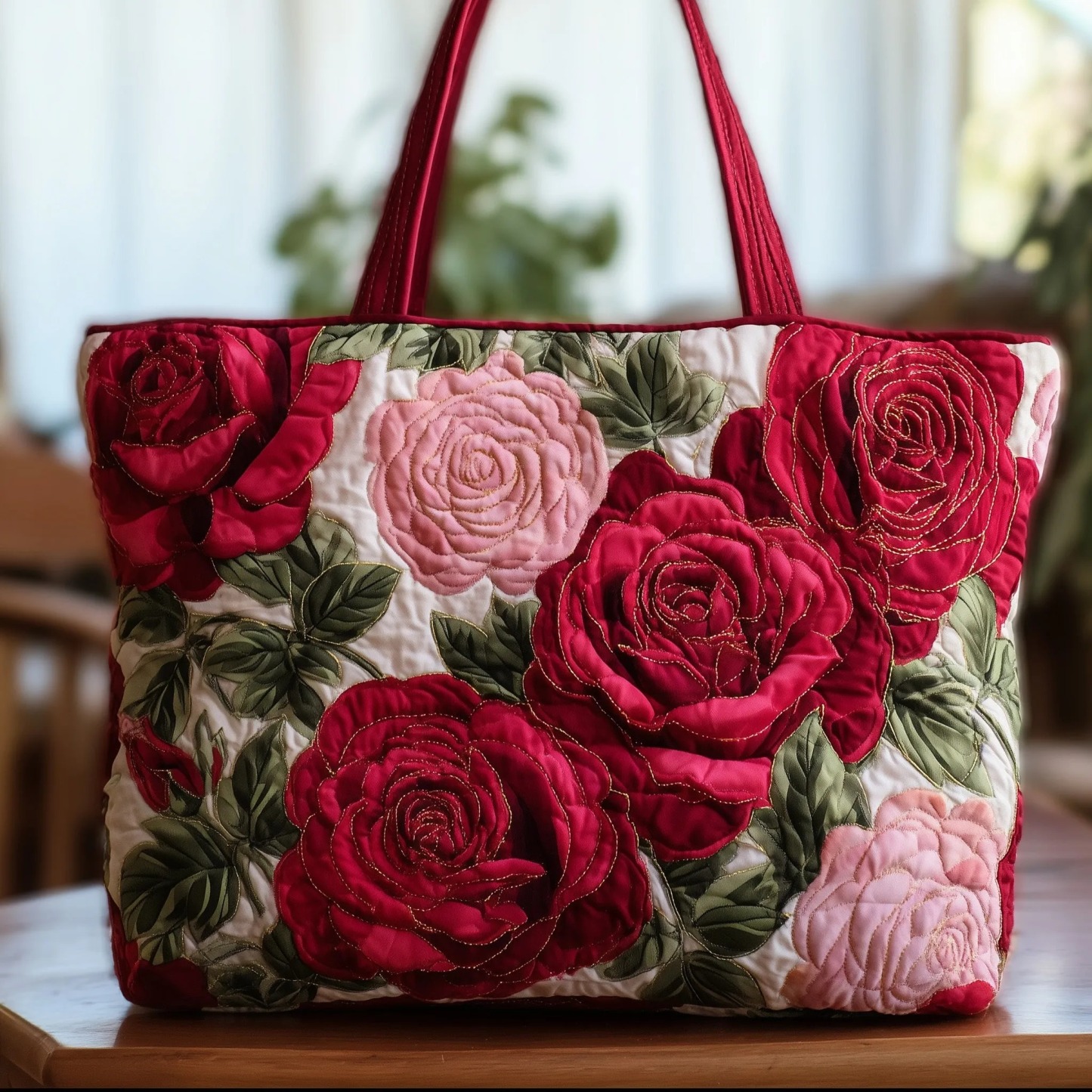 Pure Hummingbird Quilted Tote Bag