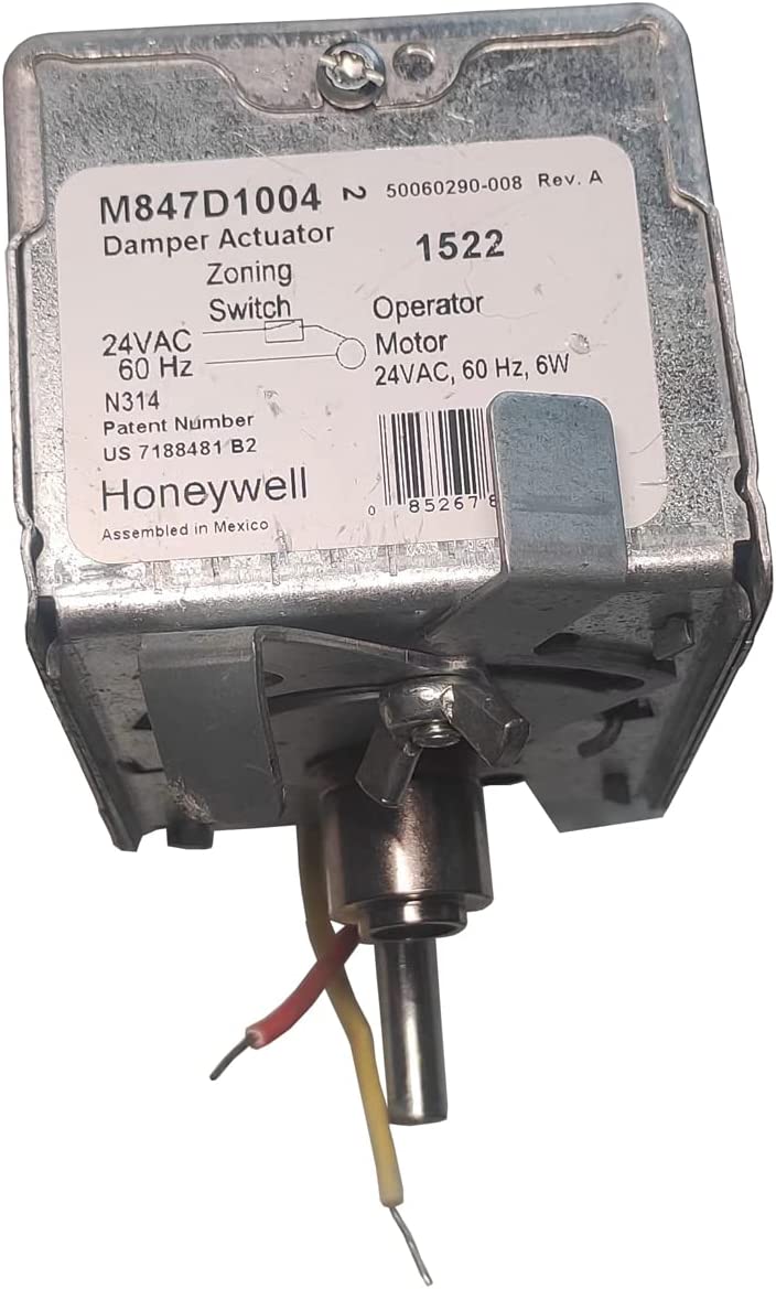 Honeywell Damper Motor Actuator M847D1004 N314 Part Number 7188481 B2