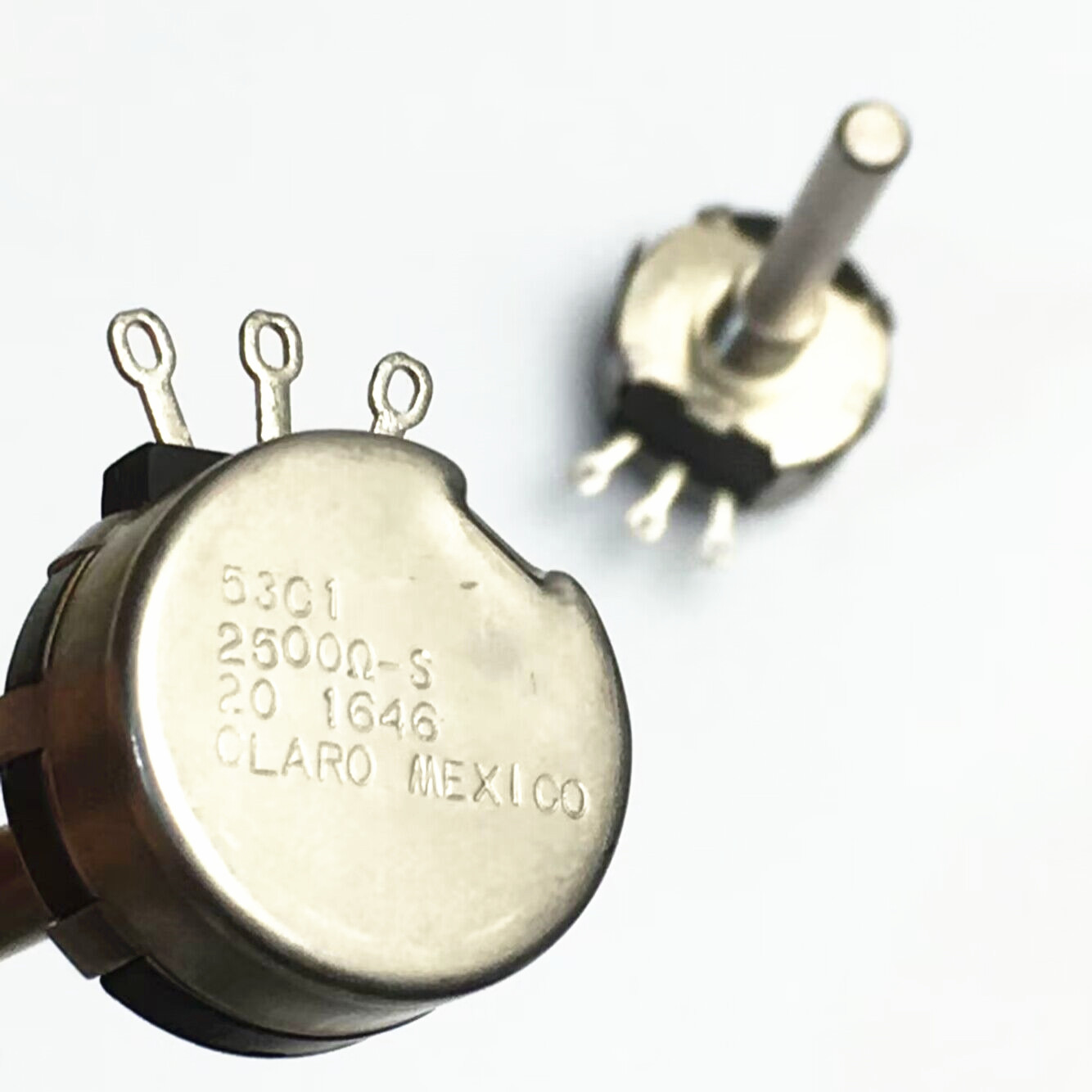 53C1-25000-S Potentiometer for Clarostat 53C1-25K 25,000 OHM 2