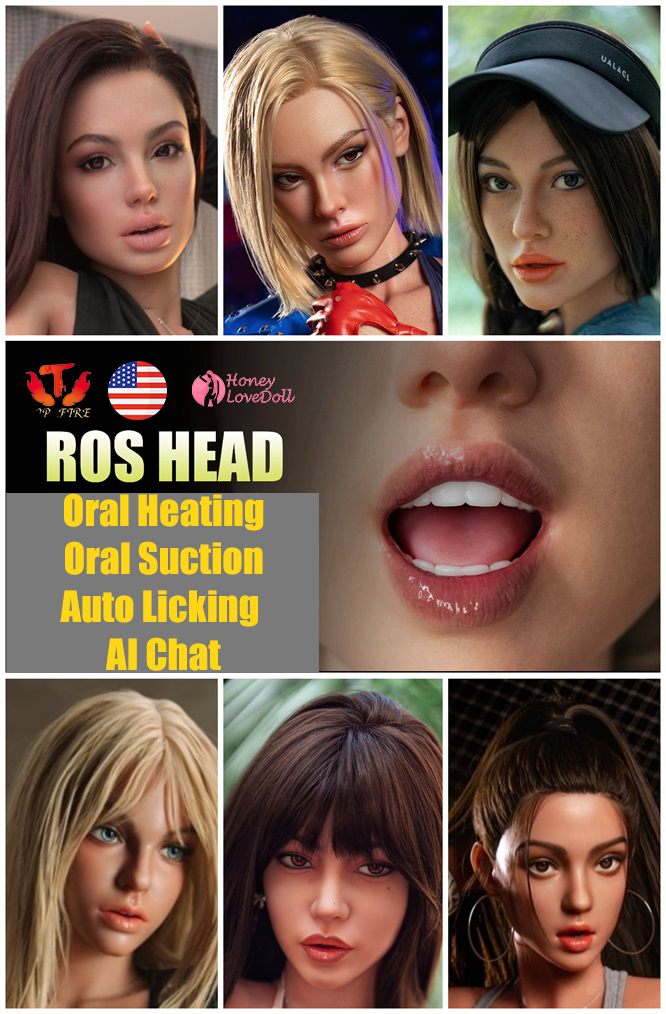 Top Fire | ROS AI Interactive Silicone Head – Heated, Suction & AI Chat (In Stock US)