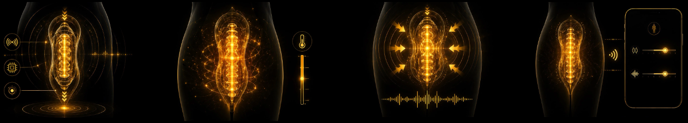 Four flexible sensing functions of IronAI Bionic VaginaX