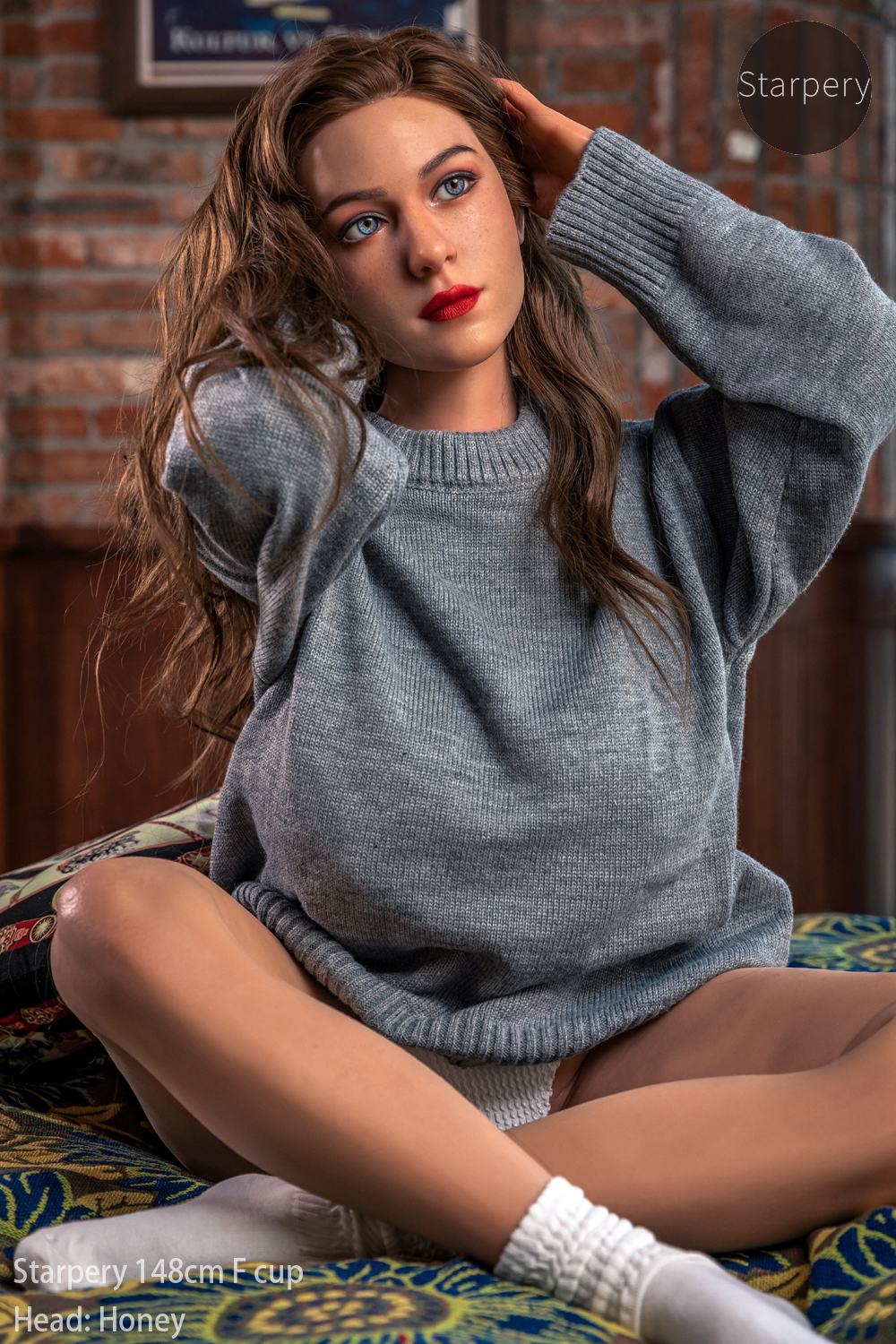 Starpery丨148cm/4ft10 F cup Silicone Head Sex Doll- Honey