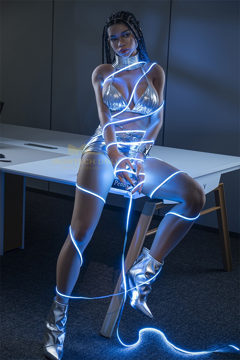 Irontech | Penny -5ft 3/161cm Kenya Boss Series Silicone Sex Doll, ROS MAX Head S33