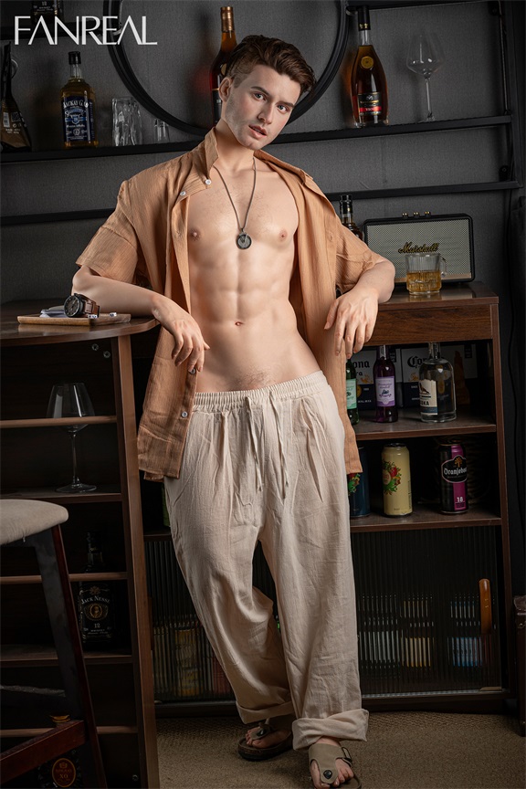 FanReal | Henry -5ft 8/173cm Playboy-Style Male Silicone Sex Doll