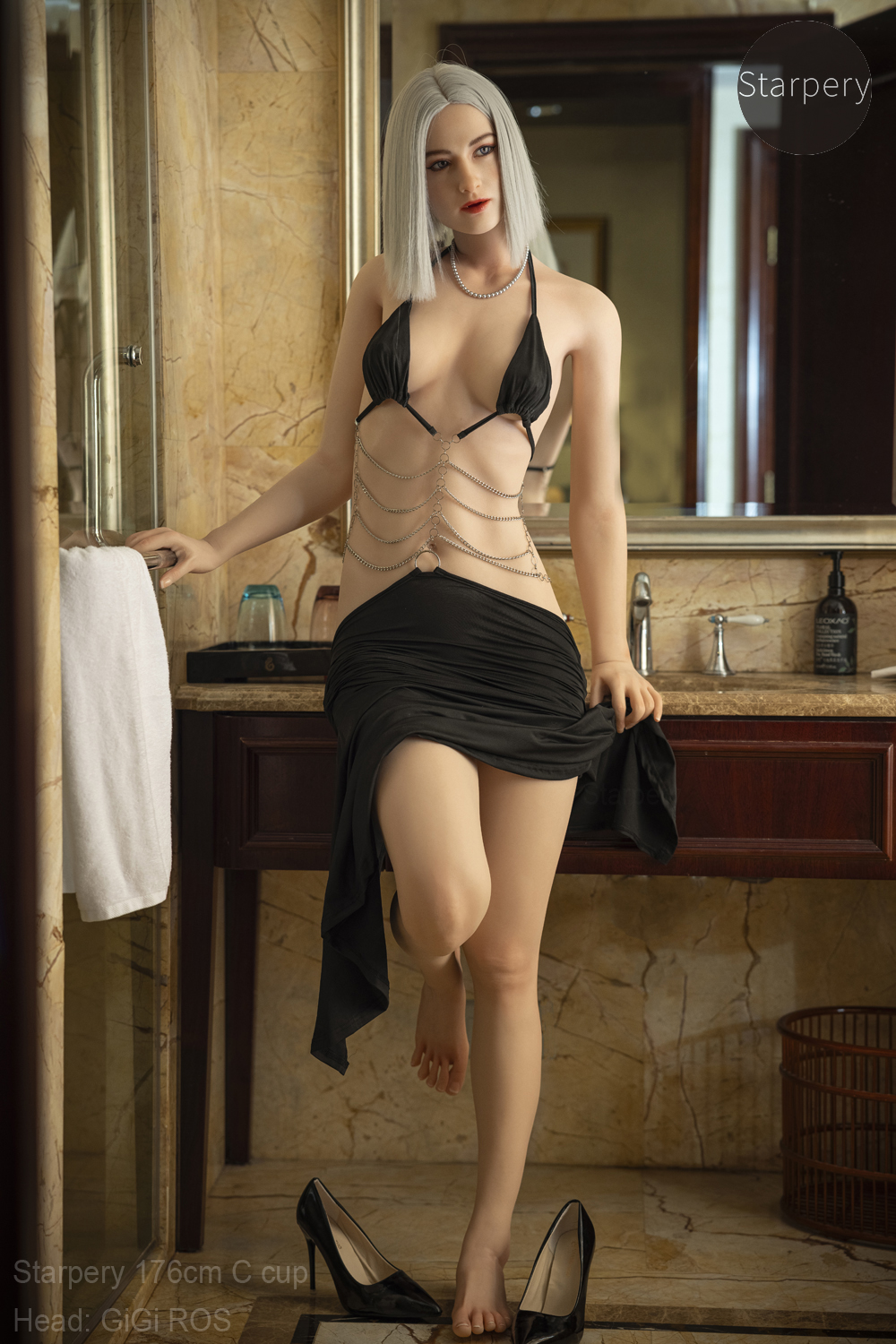 Starpery丨GiGi 176cm/5ft9 C cup New Silicone ROS Sex Doll