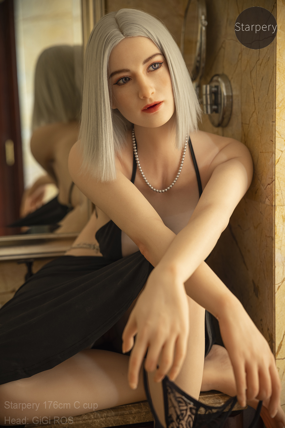 Starpery丨GiGi 176cm/5ft9 C cup New Silicone ROS Sex Doll