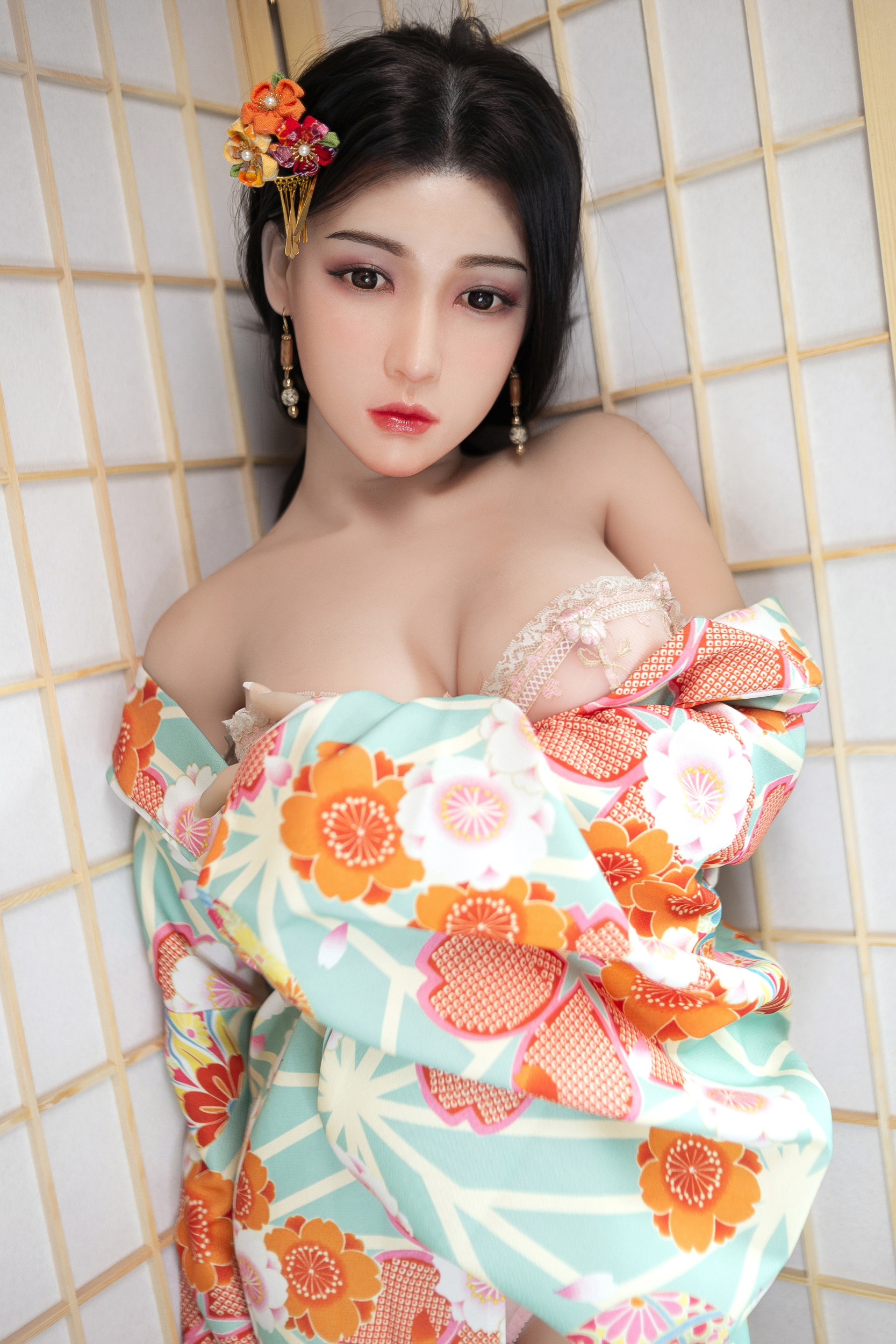 AIBEI | Jill- 5ft2/158cm Medium Breast Silicone Head+TPE Body Sex Doll