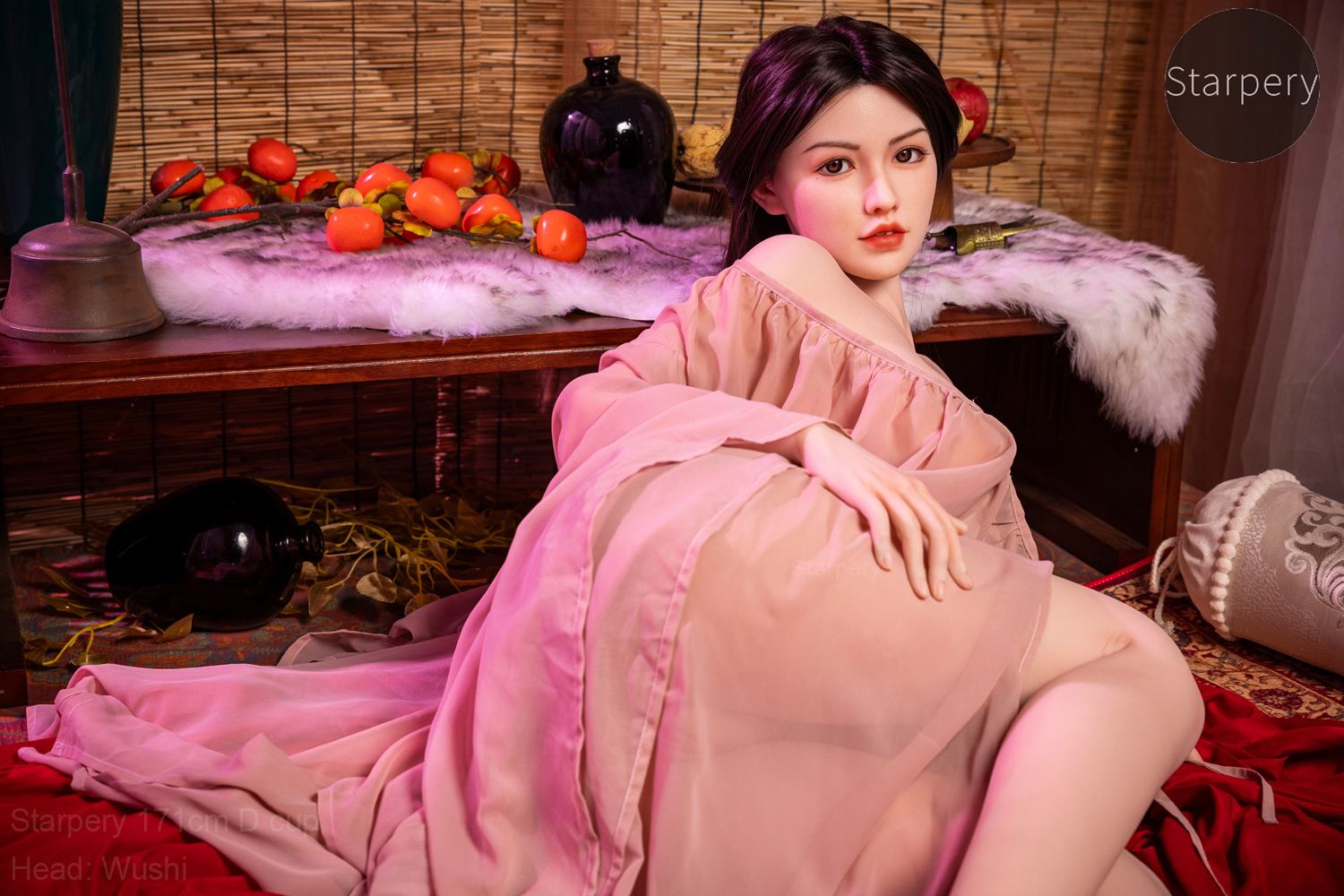Starpery丨Beverly-171cm/5ft6 D-Cup Wushi Asian Head Full Silicone Sex Doll