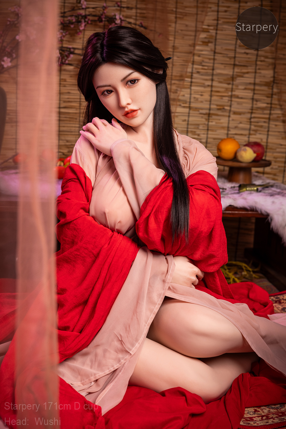 Starpery丨Beverly-171cm/5ft6 D-Cup Wushi Asian Head Full Silicone Sex Doll