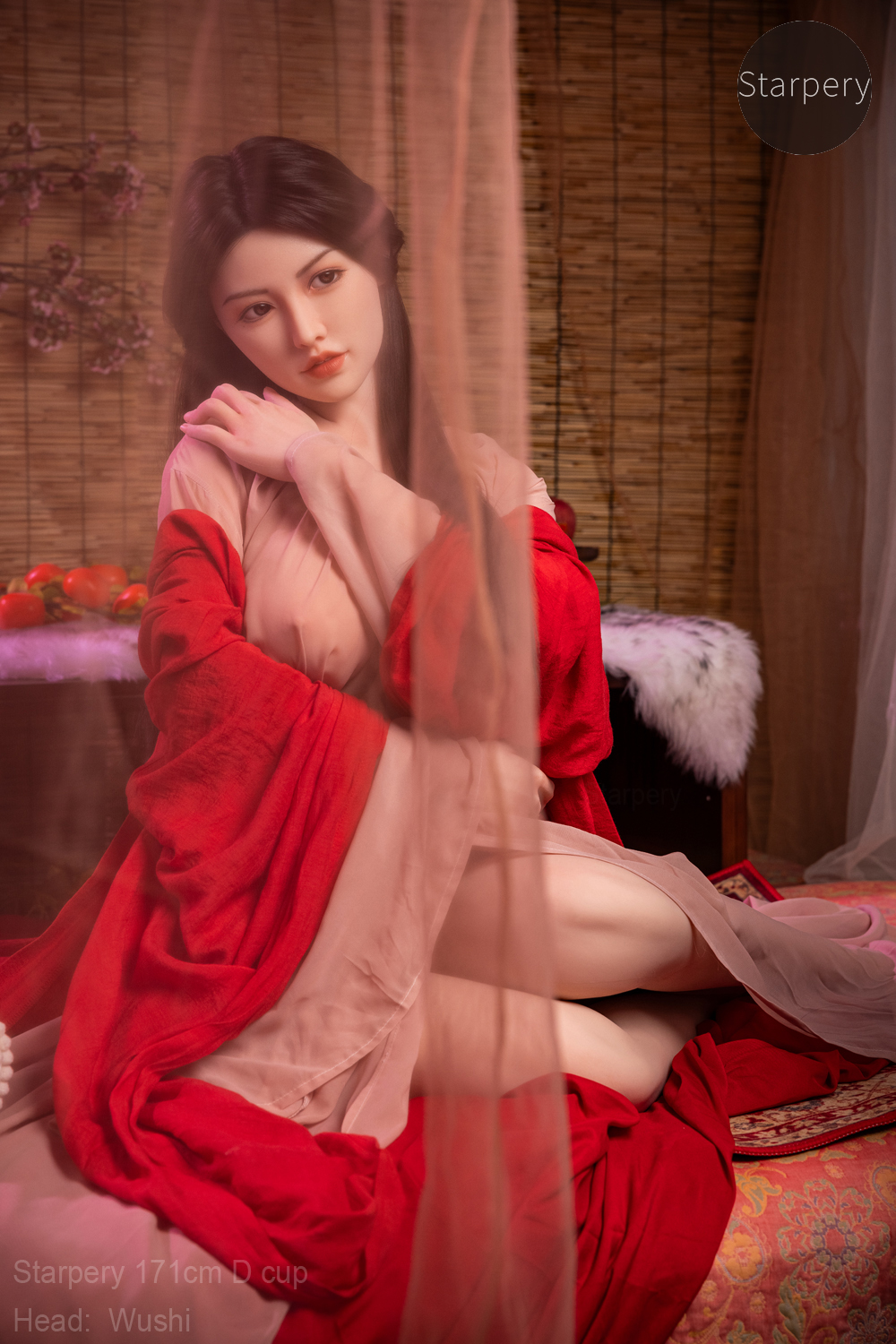 Starpery丨Beverly-171cm/5ft6 D-Cup Wushi Asian Head Full Silicone Sex Doll