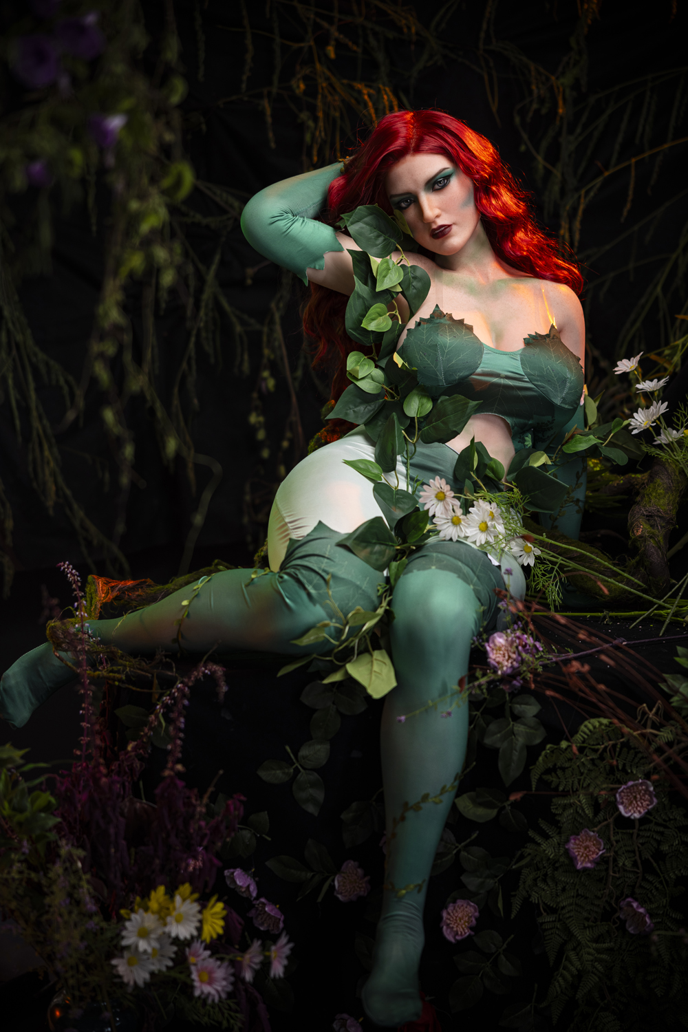 Starpery Bella red-haired botanical fantasy and forest witch doll