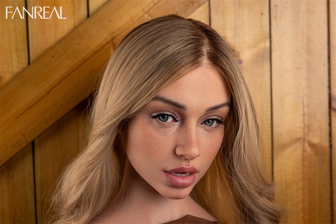 FanReal | Lila -3ft 1/95cm G-Cup Tanned ROS Head Silicone Torso for Men