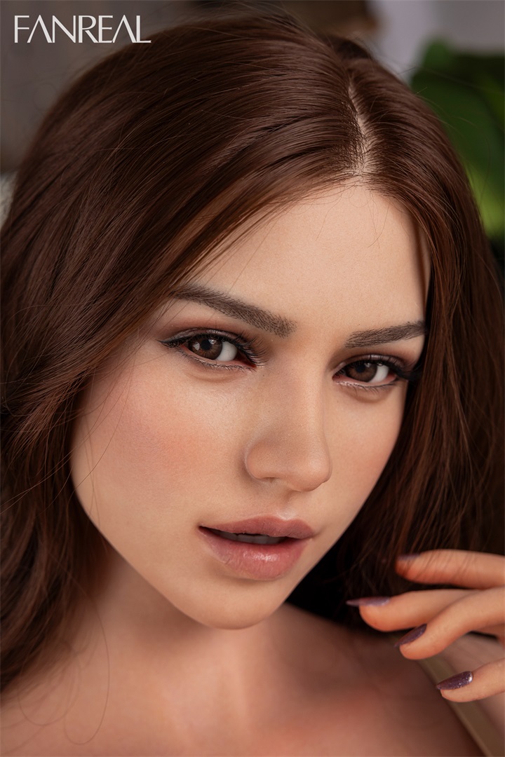 FanReal | Mirella -3ft 6/109cm F-Cup Tanned ROS Head Silicone Torso for Men