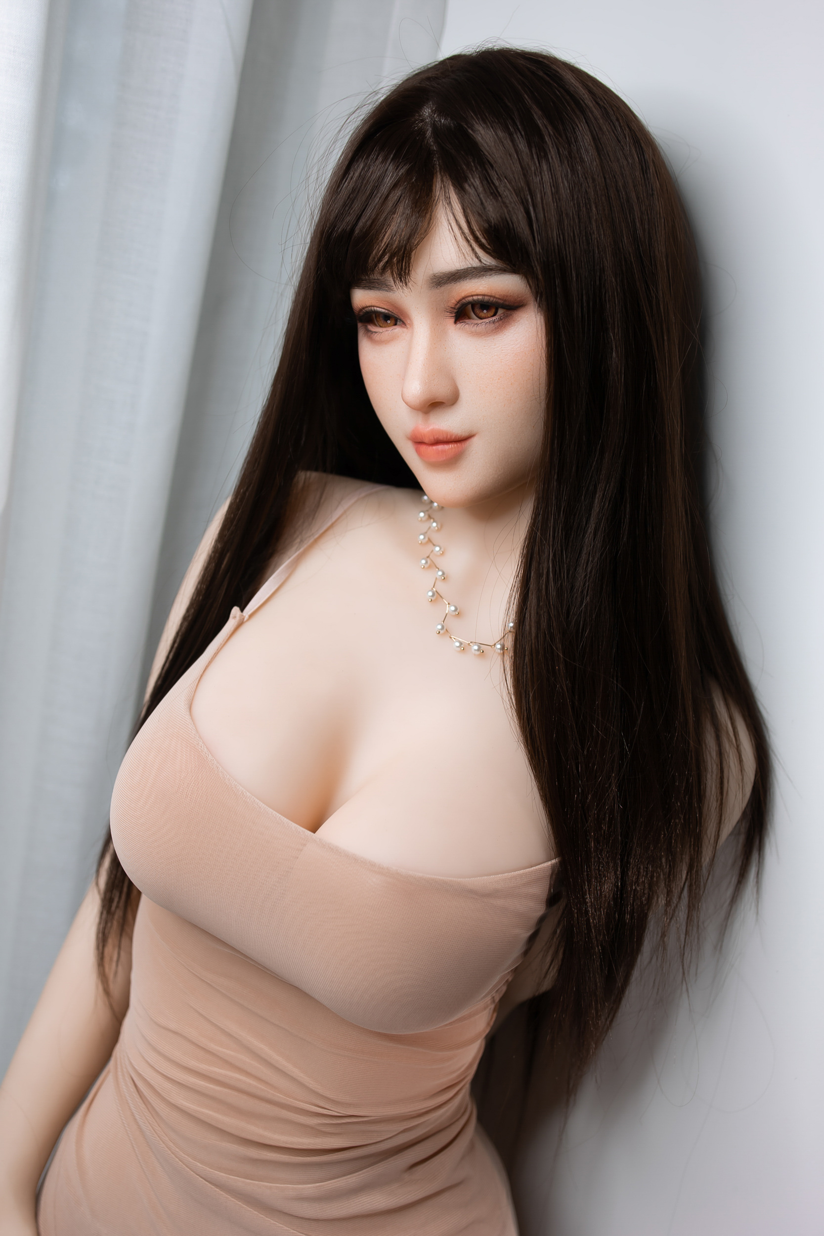 AIBEI | June- 5ft2/158cm Medium Breast Silicone Head+TPE Body Sex Doll