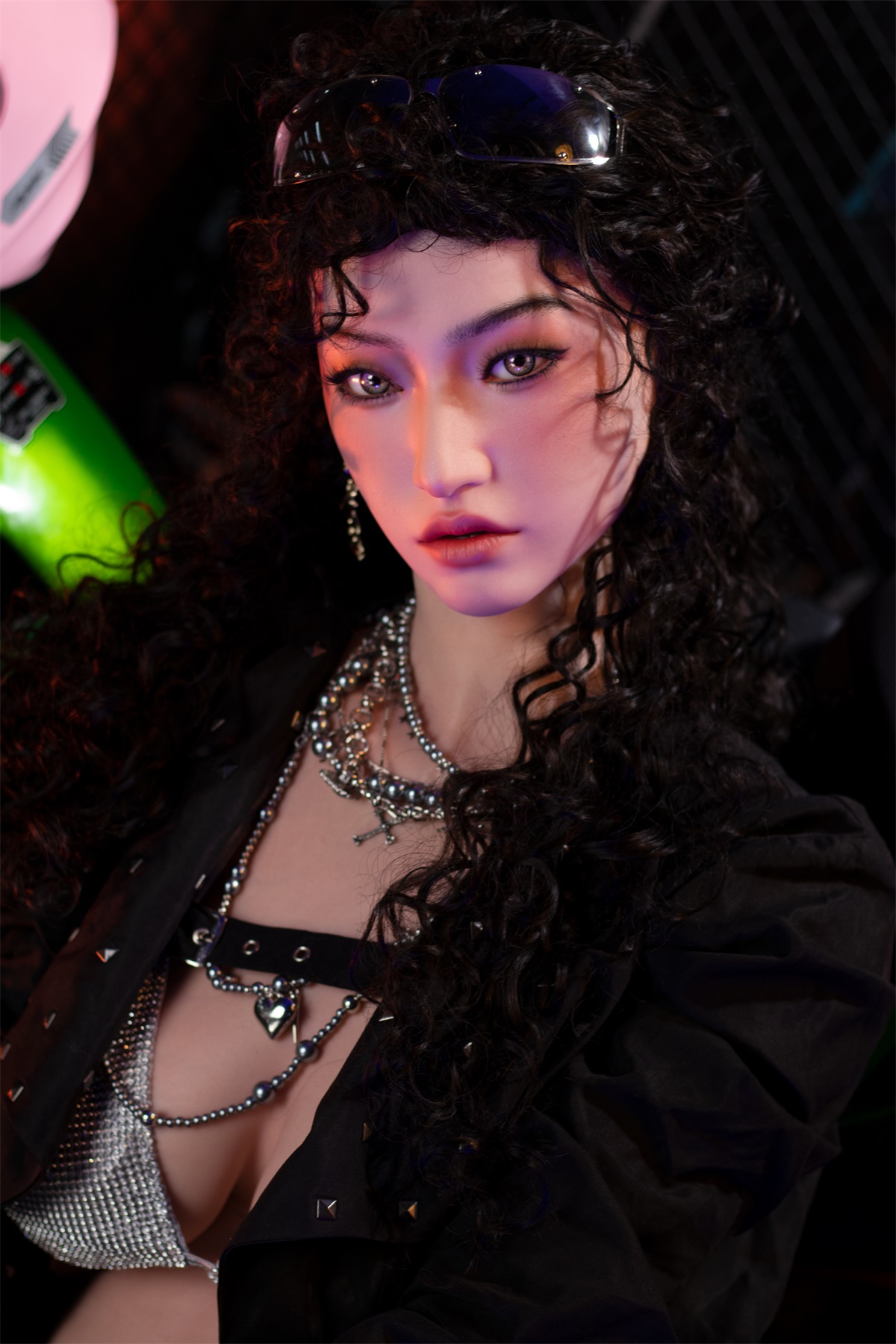 Orange In丨Stevie -5ft 3/160cm Edgy Biker Style Movable Jaw Silicone Sex Doll